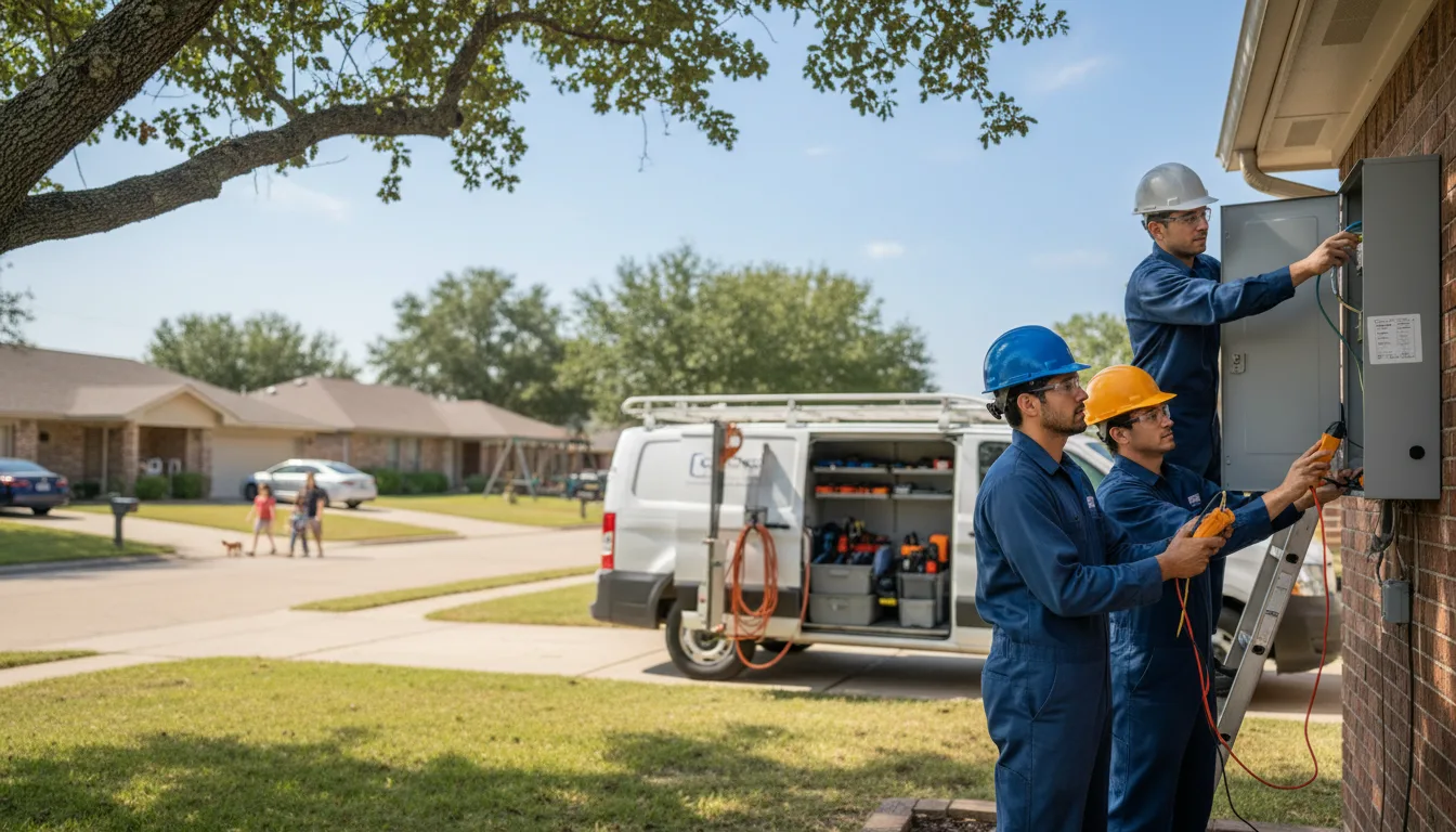 Certified electrician providing emergency electrical services in Villa Grove, IL
